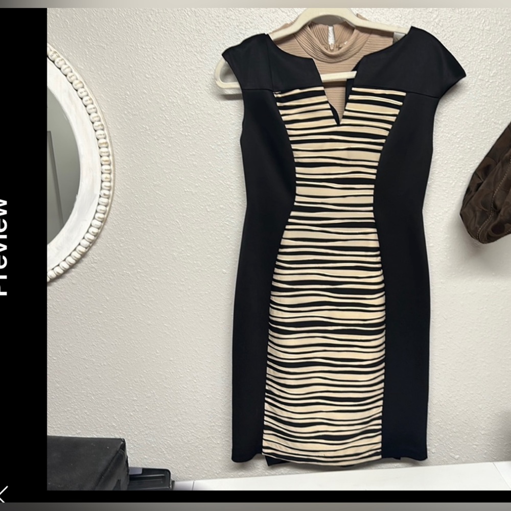Mini dress, Tan, and